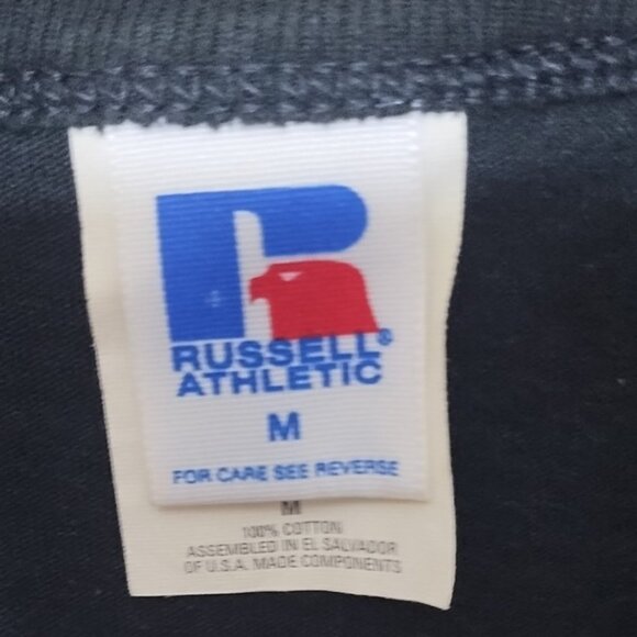 VTG 90s Russell Cincinnati Reds Ken Griffey Jr. Cotton T Shirt M Authentic Patch - Picture 3 of 5